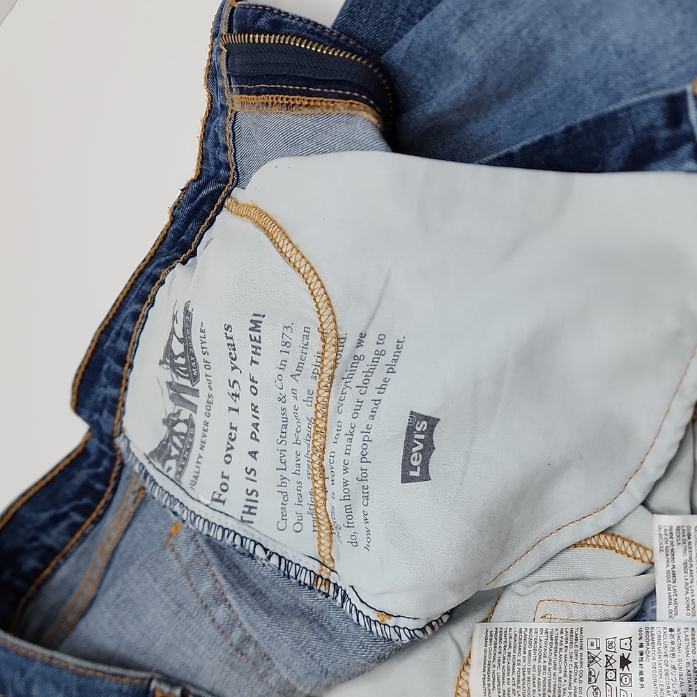 LEVI'S 511 / 505 BLUE JEANS 38X30, SLIM FIT LEVI’S FLEX - Picture 13 of 16